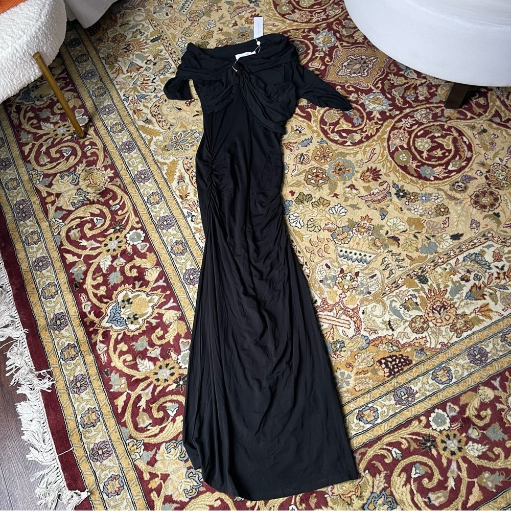 Jonathan Simkhai BLACK  NWT Sonet midi dress